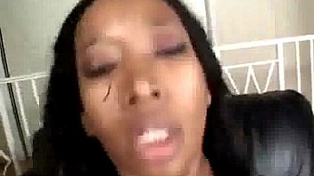 Ebony Teen Takes White Dick deep in her Pussy