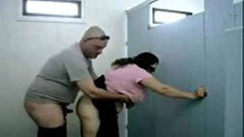 OLDIES enjoy sex at bathroom - HORNY OLDIES